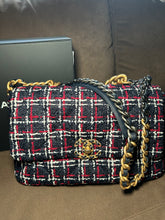 Load image into Gallery viewer, Chanel 19 Tweed Flap Medium Bag