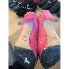 Load image into Gallery viewer, Dior Pink Python Embossed Miss Dior Pump