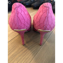 Load image into Gallery viewer, Dior Pink Python Embossed Miss Dior Pump
