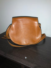 Load image into Gallery viewer, Chloe Small Marcie Leather Saddle Bag in Tan
