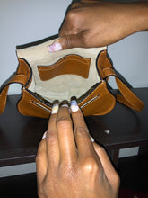 Load image into Gallery viewer, Chloe Small Marcie Leather Saddle Bag in Tan