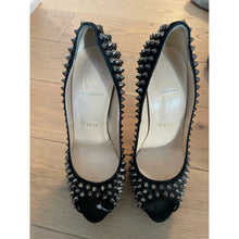 Load image into Gallery viewer, Christian Louboutin Lady Peep Spikes 150 MM