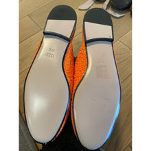 Load image into Gallery viewer, Gucci Princetown Orange Lace Loafer
