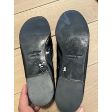 Load image into Gallery viewer, Ferragamo Patent Leather Loafer with Silver Hardware