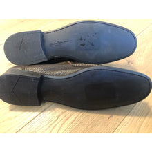 Load image into Gallery viewer, Ferragamo Elephant Print Loafer with Silver Hardware