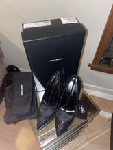 Load image into Gallery viewer, Saint Laurent Opyum Glitter Black Heel