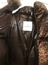 Load image into Gallery viewer, Moncler Rimac Sequin Down Jacket in size 3