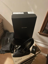 Load image into Gallery viewer, Saint Laurent Opyum Glitter Black Heel