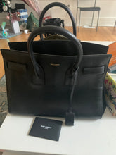 Load image into Gallery viewer, Authentic Saint Laurent Sac de Jour Black Bag
