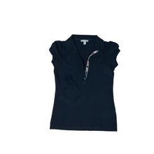 Load image into Gallery viewer, Burberry Black Polo Shirt
