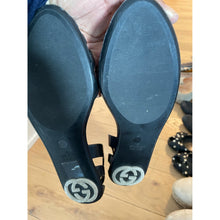 Load image into Gallery viewer, Gucci Black Jelly Sandals
