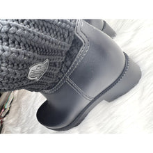 Load image into Gallery viewer, Moncler Black Knit Ginette Boots
