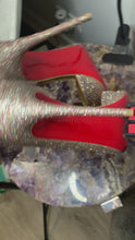 Load and play video in Gallery viewer, Christian Louboutin Iriza Hall d'Orsay Blush Glitter Pump
