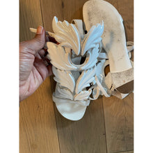 Load image into Gallery viewer, Guiseppe Zanotti White Wing Sandals
