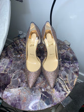 Load image into Gallery viewer, Christian Louboutin Iriza Hall d'Orsay Blush Glitter Pump

