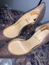Load image into Gallery viewer, Christian Louboutin Iriza Hall d'Orsay Blush Glitter Pump
