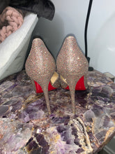 Load image into Gallery viewer, Christian Louboutin Iriza Hall d'Orsay Blush Glitter Pump
