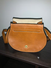 Load image into Gallery viewer, Chloe Small Marcie Leather Saddle Bag in Tan
