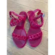 Load image into Gallery viewer, Givenchy Rubber Chain Link Jelly Sandal
