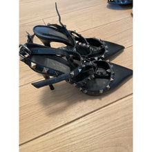 Load image into Gallery viewer, Valentino Rockstud Ankle Strap Pump with Tonal Studs in 100 mm
