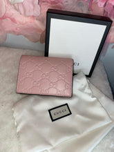 Load image into Gallery viewer, Gucci Guccissima Crystal Cat Eye Pink Wallet
