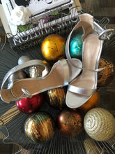 Load image into Gallery viewer, Gianvito Rossi Silver Strap Pump

