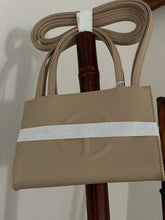 Load image into Gallery viewer, Telfar Beige Small Shopping Tote
