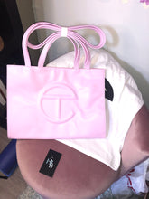 Load image into Gallery viewer, Telfar Medium Bubblegum Shopping Bag
