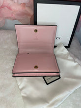 Load image into Gallery viewer, Gucci Guccissima Crystal Cat Eye Pink Wallet
