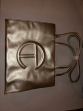 Load image into Gallery viewer, Telfar Shopping Bag in Gold
