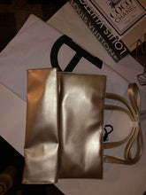 Load image into Gallery viewer, Telfar Shopping Bag in Gold
