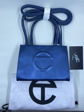 Load image into Gallery viewer, Telfar Shopping Bag in Cobalt (Small)
